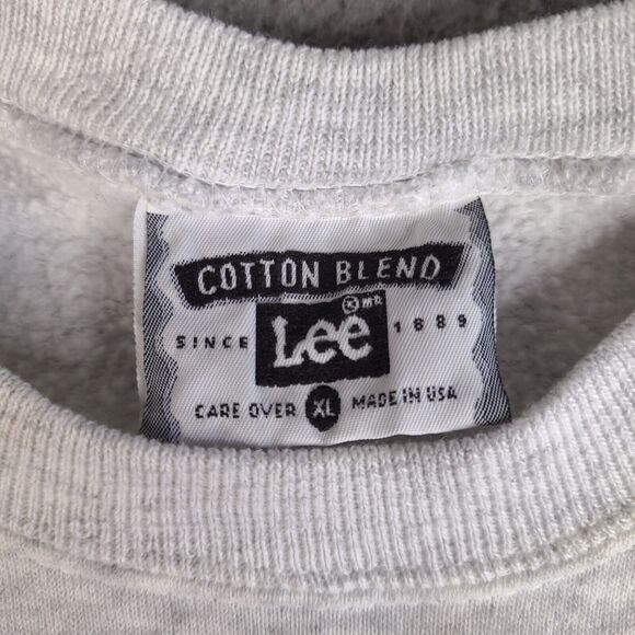 Vintage Crestview Bulldogs Sweatshirt Womens‎ XL Gray Lee Made In USA - Picture 3 of 16